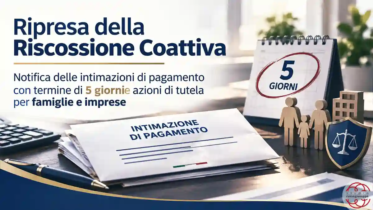 ripresa della riscossione coattiva studio russo giuseppe