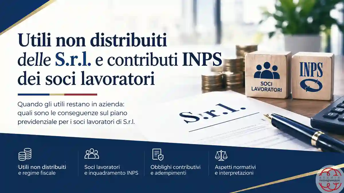utili non distribuiti e contributi inps